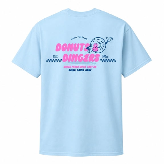 Donut Dingers Graphic T-Shirt, Unisex Classic Fit Cotton Blend Tee