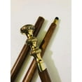 thumbnail image 3 of NAUTICALMARTUS BY Designer Knob Victorian Brass Head Handle Cane Walking Stick 3 fold Cane Beautiful Gift, 3 of 3