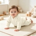 thumbnail image 4 of Bxsruta Baby Bodysuit Cotton One-Piece Romper Long Sleeve and Play Outfit, 4 of 5