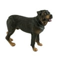 thumbnail image 3 of Estatua de perro para decoración de escritorio, decoración artística para patio, adornos de perro de simulación para interiores rottweiler, 3 of 9