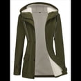 thumbnail image 2 of Chaqueta Impermeable para Mujer, Cortavientos con Capucha, Ideal para Senderismo, Viajes y Actividades Al Aire Libre. Verde XXL, 2 of 9