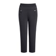 thumbnail image 6 of Noric Women's Plus SizeCapri Pants High Waist Casual Cropped Leggings with Button Pockets for Summer, 6 of 6