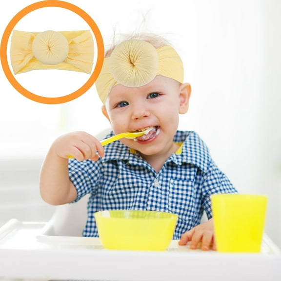 LOLIPPYY 1Pack Daily Wear Infant Headbands Stretch Nylon Bow Knot