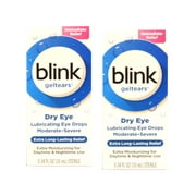 (2 pack) Blink Gel Tears Lubricating Eye Drops - 10 Ml 0.34 fl oz