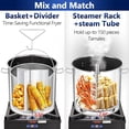 thumbnail image 6 of 52QT Seafood Boiling Kit, 200,000BTU Propane Burner And Stainless Steel Crawfish Boil Pot w/Basket and Steamer Rack, For Outdoors Cooking and Steaming, Large Turkey Fryer, Lobster Shrimp Pot, 6 of 7