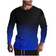 thumbnail image 7 of Black Zip Up Sweatshirt Mens Lightweight Long Sleeve Shirt Casual Geometry Print T Shirt Tee Graphic Tee Outdoor T Shirt, 7 of 7