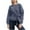 Navy, variant on YUGYXL Women Long Sleeve Sweatshirt Pullover Fashion Casual Side Tie Knot Loose Fit Y2k Novelty Fall Outfits Clothes Black XL