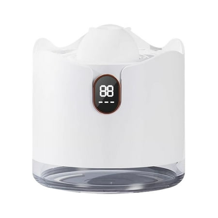 

JikoIiving USB Humidifier With Light Quiet Cool Mist Humidifier For Bedroom And Office Plants Easy To Clean
