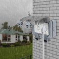 thumbnail image 3 of LOVEVER Ip66 Waterproof Outdoor Socket  External Socket  Weatherproof Dustproof Outdoor Wall Socket For Kitchen  Bathroom  Garage  Swimming Pool And Garden, 3 of 5