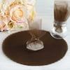 BalsaCircle 25 Chocolate Brown 9" Tulle Circles Wedding Party Baby Shower FAVORS
