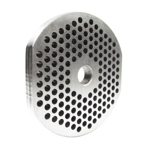 Grinder Plate #12 - 1/8 Hole W/ 2 Flat Edges