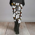 thumbnail image 2 of SNOWSONG Halloween Leggings for Women Halloween Women's High Waisted Bottom Pants Tummy Tuck Printed Leggings Pantyhose Plus Size Leggings Womens Leggings Tummy Control Leggings Gray 2XL, 2 of 6