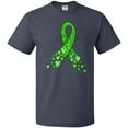 thumbnail image 3 of Inktastic Mental Health Awareness Ribbon with Green Hearts T-Shirt, 3 of 5