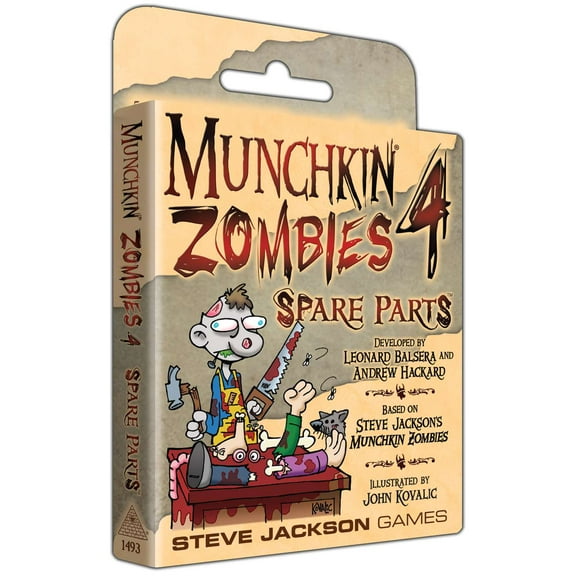 Munchkin Zombies 4 Spare Parts Game