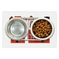 thumbnail image 1 of Chinese New Year Pet Mat for Food and Water, Happy Wishes and Greeting with Little Boys Girls Joyful Lunar Festival, Non-Slip Rubber Mat for Dogs and Cats, 18" X 12", by Ambesonne, 1 of 2