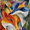 Abstract Fox, variant on Two Foxes Cubism Canvas Print, Modern Animal Wall Art for Living Room Bedroom Office Hallway Home Decor