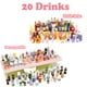 thumbnail image 5 of Botellas para comida y bebida en miniatura, casa de muñecas, 150 unidades, HOLABONITA, 5 of 7
