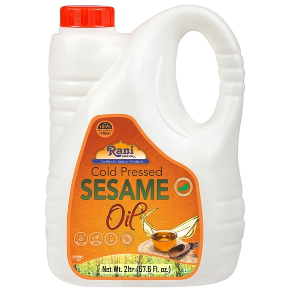 Rani Sesame Oil 67.6 Ounce (2 Liter) Cold Pressed | 100% Natural | NON-GMO | Kosher | Vegan | Gluten Free