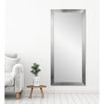 thumbnail image 3 of Matte Black Framed Floor Leaning Tall Mirror 32''x 71'', 3 of 4