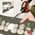 thumbnail image 6 of Yayeee Faucet Mat for Kitchen Sink 14.7" Diatomite Long Splash Guard Pad, Beige Snowmen, 6 of 7