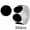 Black, variant on HuiXinOu 500-Pack 1-Inch Color Coding Dot Stickers, Assorted Round Labels for Filing Notebook Decoration, Removable Marking Tabs