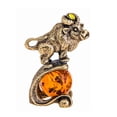 thumbnail image 3 of Collectible Figurine Taurus Zodiac Sign Brass & Amber Figurine for Decor Centerpiece Table Decor Collectible Ornament Gift Home Decor, 3 of 3