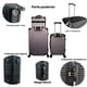 thumbnail image 3 of Juego 3 Maletas Viaje Grande 25 Kg Y 10 Kg Con Neceser Para Avion Carry On, 3 of 5