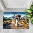 thumbnail image 4 of Welcome Fall Western Cowboy English Springer Spaniel Enjoys Majestic Autumn Doormat Springers Dog Lover Gifts Indoor Outdoor Welcome Mat - 01007, 4 of 5