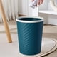 thumbnail image 5 of Papelera a rayas con tapa de anilla de presión segura para controlar olores y evitar derrames, ideal para cocina, oficina y baño, 1 bote de basura Aestivo | Verde | AESTIVO, 5 of 7