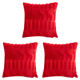 thumbnail image 1 of Fundas Almohada Navideñas Funda Decorativa Felpa Suave (reno) Color Rojo, 1 of 8