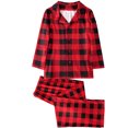 thumbnail image 2 of Minnieouse Pijamas navideños a juego para la familia, ropa de dormir a cuadros, ropa de dormir de manga larga para vacaciones de Navidad, ropa de casa Pijama HOMBRE XL Minnieouse AP004025-12, 2 of 6