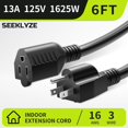 thumbnail image 2 of Cable de extensión Seeklyze 1,8 m 13 A 125 V de 3 patas para interior, 2 of 7