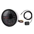 thumbnail image 2 of 110mm 3 - in - 1 GPS Speedometer Odometer with Voltmeter Fuel Level Gauge for RV Yacht Truck Red Backlight, 2 of 7