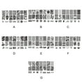 thumbnail image 1 of Lace Stamper Nails Art Stamp Stamping Nail Template Flowers Image Printer Plate, 1 of 1