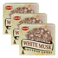 thumbnail image 2 of Trumiri Incense Cone Holder Bundle with Hem White Musk Incense Cones - Pack of 3 (approx 30 Cones), 2 of 5