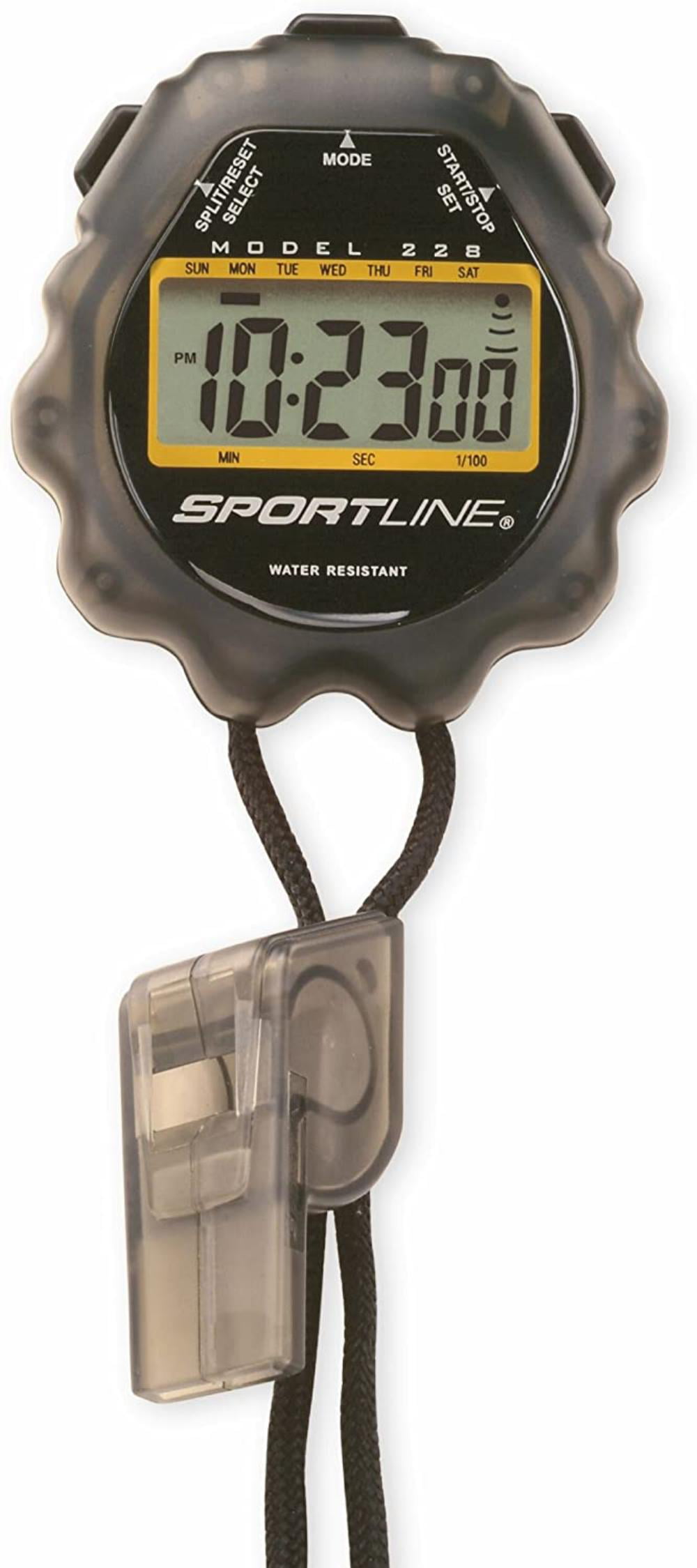 Sportline GIANT DISPLAY Stopwatch Water Resistant 228  With Free Fresh Batteries 