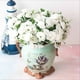 thumbnail image 1 of Rosa Artificial De Múltiples Cabezas 5 tenedores,15 mini rosas artificiales,flores de plástico blanco para decoración del hogar con alta simulación (1 pieza) Rkxzt, 1 of 9