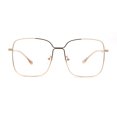 thumbnail image 1 of Womens Metal Rim Butterfly 100% Blue Light Flitering Computer Glasses All Gold, 1 of 4