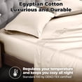 thumbnail image 3 of Superior Egyptian Cotton Pillowcase Set, 20" x 30", Light Blue, 3 of 5