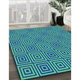 thumbnail image 2 of Ahgly Company Indoor Rectangle Patterned Blue Novelty Area Rugs, 8' x 12', 2 of 6