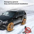 thumbnail image 3 of 2/4/6Pcs Car Tire Chains Universal Fish Bone Anti-Sliding Wear-Resistant Safe Grip Tire Chains for Vehicles, 3 of 10