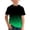 R135-Mint Green, variant on RMGVDSD Boys Summer Tops Gradient Color T Shirts For Kids Short Sleeve Crewneck Tees Graphic T-Shirts School Fashion Tshirts 6-7 Years