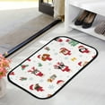 thumbnail image 3 of GZHJMY Bathroom Rugs Mats Non-Slip, Soft Microfiber Absorbent Bath Mats for Shower Bathtubs, Dog Portraits in Santa Hat Indoor Entrance Door Mats Bedroom Laundry 31”x20” Carpet Runner, 3 of 7