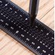 thumbnail image 3 of Signature Precision Square in Tool - Regla de medición en T de 8 pulgadas garantizada para medir y marcar carpinteros de carpintería, marco de acero de aluminio, uso profesional de carpintería TUNC Sencillez, 3 of 5