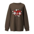 thumbnail image 5 of Pntutb Mujer Moda Suelta Manga Larga Cuello Redondo Blusa Navidad Impresión Camiseta tops Pntutb Pntutb-5103, 5 of 5