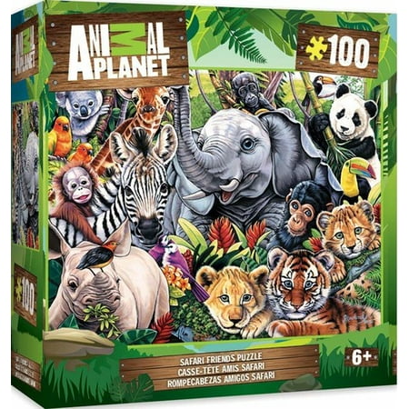 MasterPieces Animal Planet Safari Friends - 100 Piece Kids