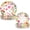 White, variant on Disposable Tropical Paper Plates, Hawaiian Luau Party Decorations, 100 count