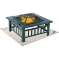 thumbnail image 2 of 100 X 100cm Tapis De Protection Sol,tapis De Foyer Tapis De Gril Camping En Plein Air Bbq Tissu De Protection Tapis De Pole En Tissu Ignifuge, 2 of 4