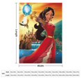thumbnail image 3 of Manta de dibujos animados de Elena de Avalor, suave y acogedora manta de felpa esponjosa para niños, niñas y adultos jóvenes, cálida manta de franela para sala de estar, dormitorio, sofá cama de 30 x, 3 of 8
