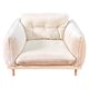 thumbnail image 1 of Sillón de casa de muñecas, 10 x 8 x 6,5 cm, escala 1:12, muebles para casa de muñecas, elegante sala de estar. Blanco, 1 of 9